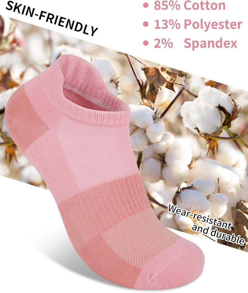 Darller 6 Pairs Ankle Socks for Women - Lightweight Low Cut No Show Casual Cotton Socks Breathable - Image 4